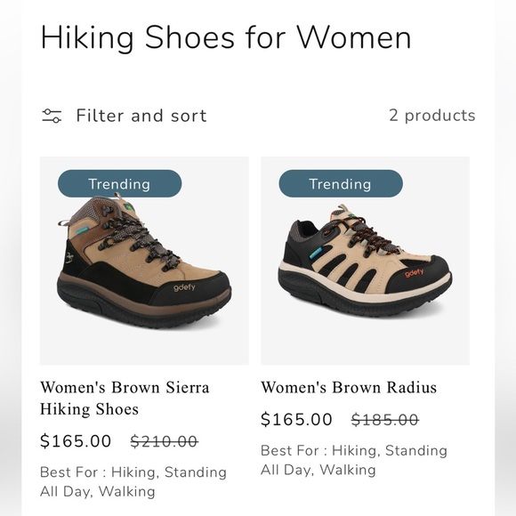 Gdefy Radius Hiking Shoes - Picture 11 of 12